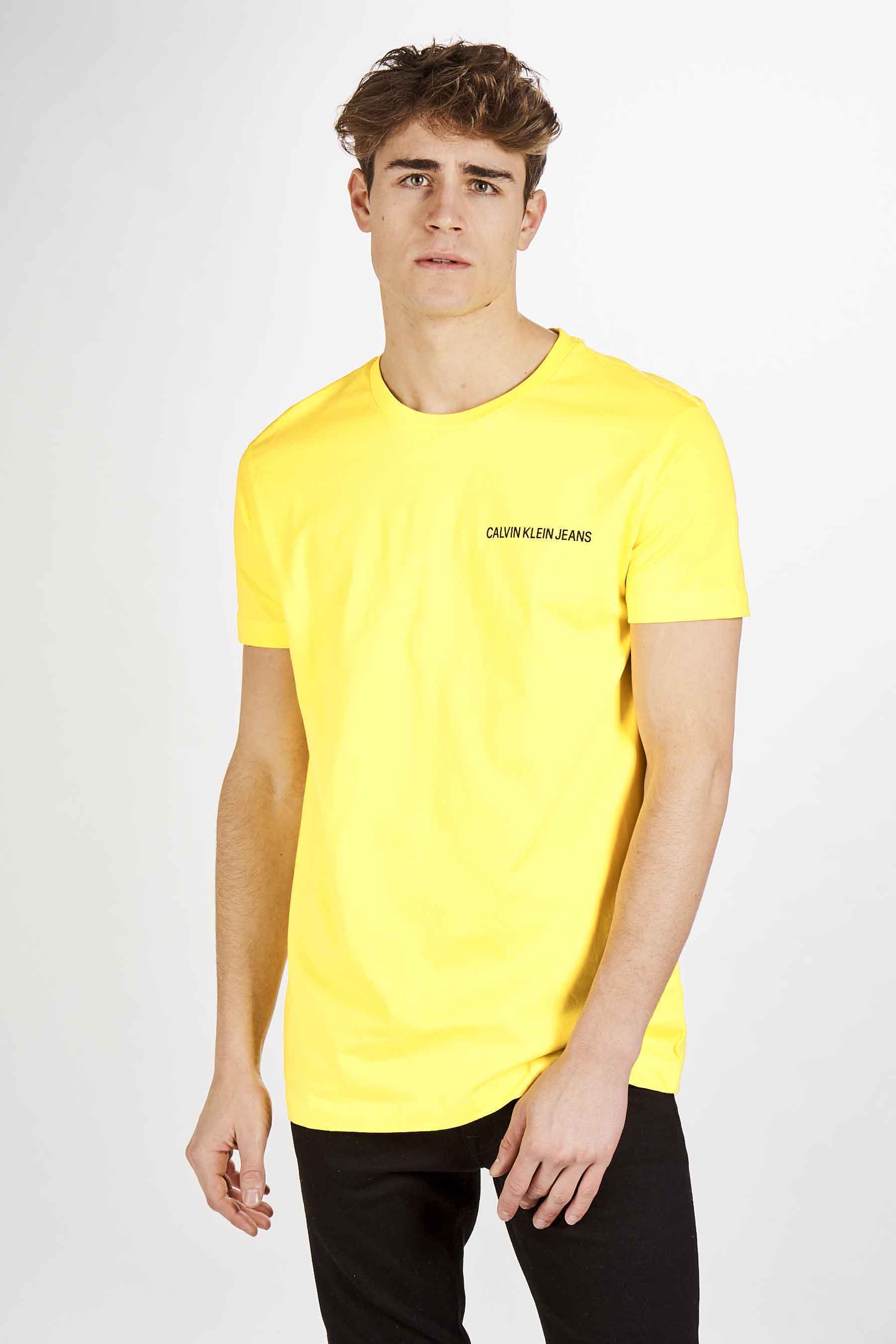 Calvin klein 2024 shirt geel